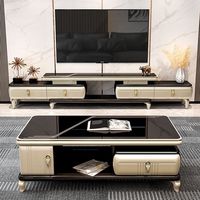 Nouvelles couleurs, vente chaude, meubles TV modernes de luxe, prix de gros, meuble TV et ensemble de table basse pour un usage domestique