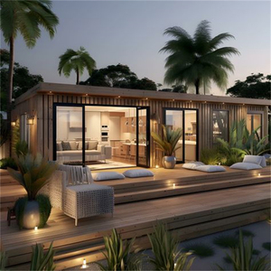 Casa Container Prefabbricata da 40 Piedi, Casa in Legno e Vetro, <span class=keywords><strong>Case</strong></span> <span class=keywords><strong>Prefabbricate</strong></span> in Container da 20 Piedi in <span class=keywords><strong>Vendita</strong></span> - Product Image 2