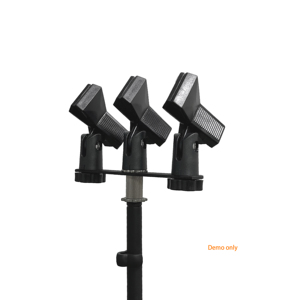 CNBear D-5-3B-3 universel 3/8 "16 & 5/8"-27 filetage métal Durable multi-microphone micro support de montage barre d'extension - Product Image 3