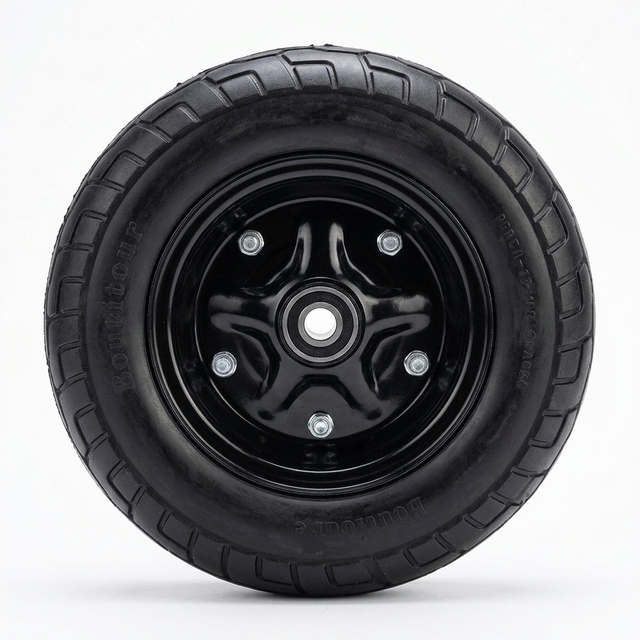 Heavy Industry 3.00-8 Solid/Machinery Rubber Wheel with Steel Rim for Storage/Outdoor Usage