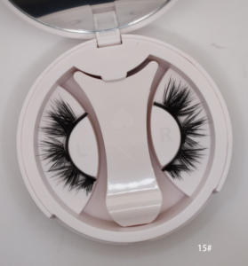 Kit de cils magnétiques DIY Elite faits main, réutilisables, toucher soyeux, ludiques, style <span class=keywords><strong>Manga</strong></span>, sans colle, courbure C, longueurs mixtes, pour débutants en maquillage - Product Image 2