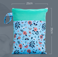 Sac à couches imperméable réutilisable, pochette humide/sec pour couches lavables, organisateur d'essentiels pour bébé, sac de voyage suspendu pour poussette