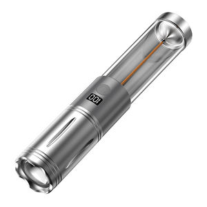 Linterna portátil multifuncional tipo C con zoom telescópico recargable LED para acampar al aire libre - Product Image 2