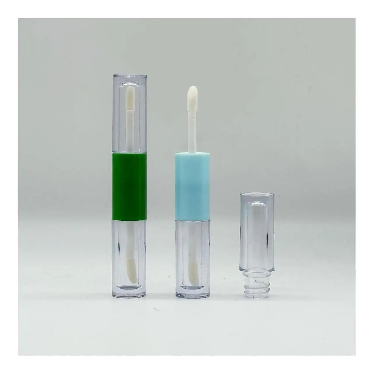 Empty Lipgloss Tubes Eyeliner Packaging Light Up Aluminium Toothpaste Lipstick Pink Lip Gloss Luxury Glass Resin Tube