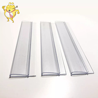 Porte-étiquettes adhésives en PVC plastique personnalisées par l'usine LAOHAMA, porte-étiquettes de prix pour supermarché