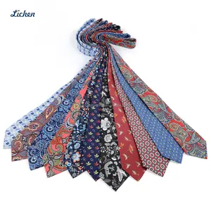 Dasi poliester Logo produsen khusus untuk Aksesori pernikahan dasi leher pria