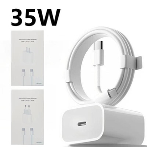 Original 35W Type-<b>C</b> Fast Charger EU US UK Plug <b>Adapter</b> PD QC 3.0 <b>USB</b> Wall Charging Power For IPhone 17 16 15 Pro Max Ipad Mini - Product Image 1
