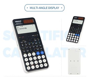 उच्च गुणवत्ता वाले कस्टम लोगो डिजिटल पेशेवर छात्र परीक्षण कैलकुलेटर इलेक्ट्रॉनिक गणित फ़ंक्शन कैलकुलेटर वैज्ञानिक - Product Image 2