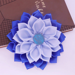 Fancy hoàng gia và ánh sáng màu xanh satin Ribbon làm Hy Lạp zpb chương Zeta amicae lấy cảm hứng từ Corsage Za soror đồ trang sức Trâm Pin - Product Image 5