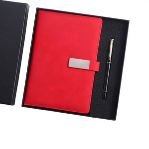 Wholesale High Quality Manufacturer <b>A5</b> Soft Leather <b>Notebook</b> With Pen for Man Custom Logo Business <b>Notebook</b> and Pen Gift Set - Product Image 1