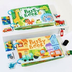 Libro de Rompecabezas con Pegatinas Reutilizables, Juguete Educativo para Niños y Niñas, Regalo Perfecto para Fiestas Infantiles, Cumple con las Normas CE EN71 y CPC - Product Image 1