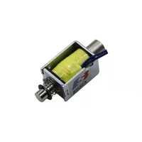 Électroaimant à solénoïde magnétique souple à retenue simple DC12V, de bonne qualité, à rétraction sous tension et à rétraction sous décharge