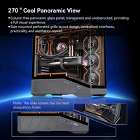 Zeromaster OEM Gaming PC Case Mid Tower Computer Chassis Tempered Glass High Airflow Supports ATX Micro ATX Mini ITX