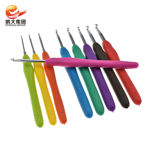Hebei pendgda 9pcs tpr mango de plata jumbo <span class=keywords><strong>tulip</strong></span> <span class=keywords><strong>etimo</strong></span> de acero inoxidable gancho de ganchillo conjunto - Product Image 4
