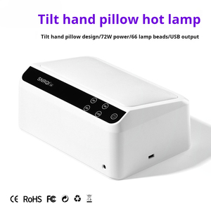 Lampe à ongles UV LED 2-en-1 avec repose-main, séchoir à gel pour manucure en salon - Product Image 2