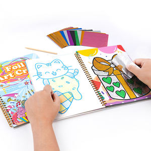 Mainan Foil seni kreatif kustom, Stiker putri Eva peri seni tanpa jaring Foil Kit seni menyenangkan untuk anak-anak - Product Image 6