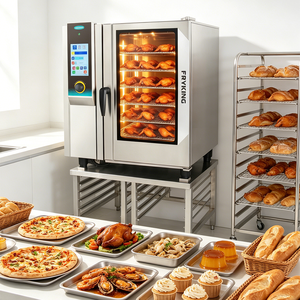 <span class=keywords><strong>Horno</strong></span> Combinado de Convección Comercial <span class=keywords><strong>Rational</strong></span> de 6 <span class=keywords><strong>Bandejas</strong></span>, <span class=keywords><strong>Horno</strong></span> Eléctrico Multifunción <span class=keywords><strong>para</strong></span> Asar y Cocinar al Vapor - Product Image 2