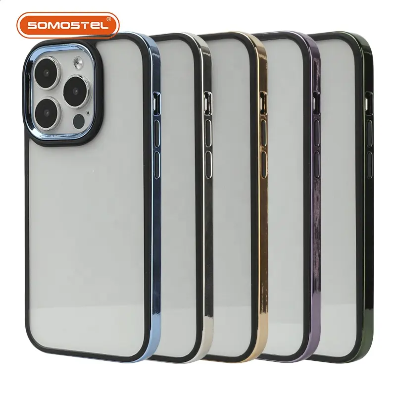 Factory price 3 in 1 fundas electropated tpu pc premium protector phone cases for iphhone 14 pro max 13 12