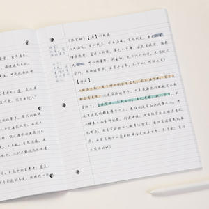 دفتر ملاحظات بغلاف صلب بحجم A4 على الطراز الأمريكي، حلزوني بـ 3 ثقوب، مسطر، مع شعار مخصص، هدية، تصنيع حسب الطلب بالجملة للترويج - Product Image 3