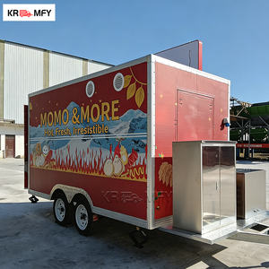 Carrito de Helados Móvil Certificado por la CE, Totalmente Equipado, Remolque Multifuncional para Venta de Comida con Estaciones para Dulces y Snacks - Product Image 5