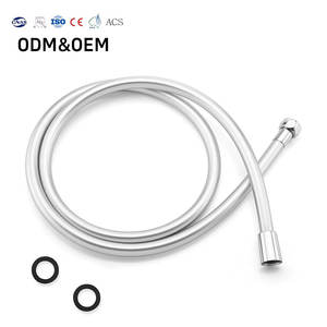 Manguera flexible de PVC para ducha de alta temperatura al por mayor con junta de latón para conjunto de ducha y bidé de mano - Product Image 1