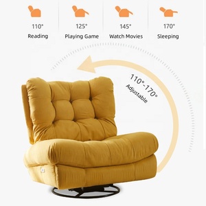 HJ HOME Chaise de salon inclinable en tissu <span class=keywords><strong>vert</strong></span> moderne Chaise de bureau pivotante <span class=keywords><strong>à</strong></span> <span class=keywords><strong>bascule</strong></span> pour salon Canapés électriques <span class=keywords><strong>à</strong></span> nuage - Product Image 4
