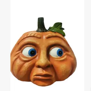 2023 nuovo articolo IN magazzino resina HALLOWEEN PUMPKIN FACE STATUE FIGURE CUSTOM HOLIDAY GIVEAWAY GIFT SOUVENIR DECORATION ORNAMENTS