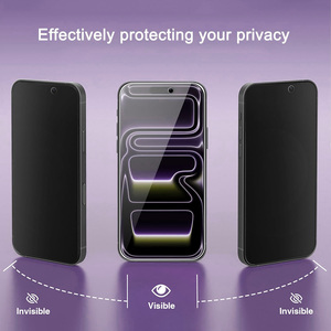 Protector de Pantalla de Vidrio Templado de Marca Privada OEM para iPhone Serie 18, Cobertura Total, Anti-Espía, Dureza 9H - Product Image 4