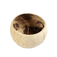 Ovale, handgemaakte kaarsenhouder/schaal van kokosnoot hout voor thuisdecoratie en bruiloften