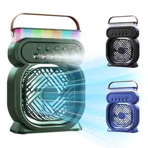 450ml Water Portable Mist Fan 3 in 1 Mini Air Cooler with LED Light USB Rechargeable Personal Cooling Fan - Product Image 1