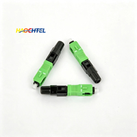 Conector de Fibra Óptica Preincrustado SC APC para Terminación en Campo, Conector Rápido para FTTH en Exteriores