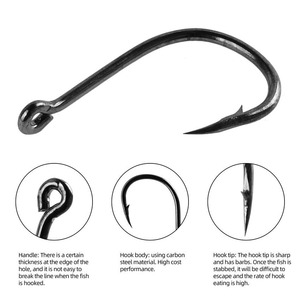 Ise-Ni <b>Hook</b> Fishing <b>Hooks</b> 3-12# 500Pcs Boxed Corrosion Resistant Freshwater Fishing Tackle - Product Image 5