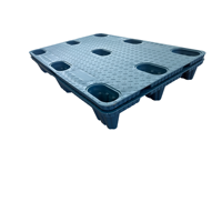 Palette en plastique HDPE 1200x800mm, palette à usage unique, palette d'expédition, palette de stockage en entrepôt, palette de transport de marchandises