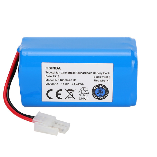 ICR18650 14.8V 2600mAh Li-ion Vacuum Battery Fits Dibea V780 Ecovacs CEN540 CR130 KK8 V7 V780 X580 ILIFE A4 ILIFE A4S 2.6A 14.8V
