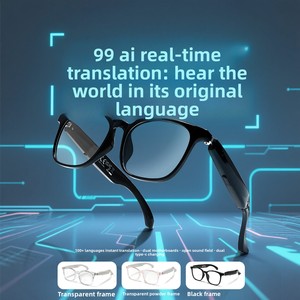 F19 Nuovi <span class=keywords><strong>Occhiali</strong></span> con Traduzione AI per PC, Traduzione in Tempo Reale in <span class=keywords><strong>100</strong></span> Lingue, Ascolta Musica, Effettua Chiamate, <span class=keywords><strong>Occhiali</strong></span> Intelligenti - Product Image 2