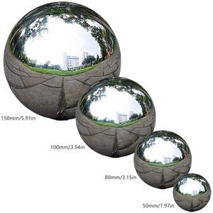 Esfera de Acero Inoxidable de 50-150 mm, Espejo Pulido, Esfera Hueca Reflectante para Decoración de Jardín y Hogar - Product Image 2