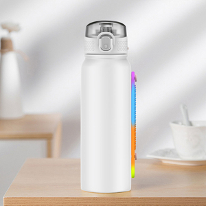 2024 American Style Double-walled Insulation Vacuum Flask Leak-proof Outdoor Activities Carry Flask Elastic Strap For Camping - Product Image 4