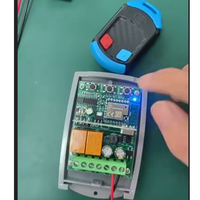 Télécommande de porte de garage électrique à 1/2/4 boutons, émetteur clonable 433,92 MHz pour moteur Vert-X 300/Vector 500
