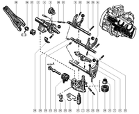 Nouveau Kit de réparation levier de vitesse 700 673 pour Renault 19/II/Chamade/Cabriolet/Van fourche d'embrayage Ball1.9L 7700715851