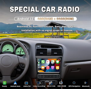 Đầu radio xe hơi Android 13 đặc biệt dành cho Toyota Lexus GS300 GS400/430 đời 98-05, màn hình 9 inch, tích hợp GPS, Carplay, Android Auto, Mirror Link, BT - Product Image 2