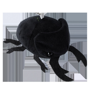Peluche scarabée miniature transfrontalière très vendue, peluche apaisante, scarabée <span class=keywords><strong>rhinocéros</strong></span> porte-clés, coton PP, poupée de mariage, vente en gros - Product Image 6