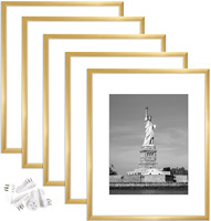 Meilleures ventes A1, A2, A3, A4, A5, 4x6, 5x7, 6x8, 8x10, 11x14, 12x16 Cadre photo en bois argenté noir blanc
