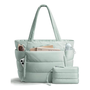 Bolso de Hombro Acolchado Anti-robo con Bolsillo Exterior, Portátil, Compatible con Laptop, Resistente al Agua, Tipo Tote - Product Image 4