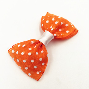 Pabrik Penjualan Langsung Pita Hairband Anak Busur Polka Dot Pita Cetak Pita Busur Jepit Rambut - Product Image 5
