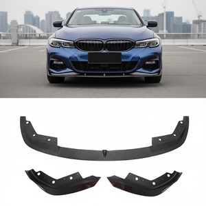 Autres accessoires modifiés Pare-chocs avant en fibre de carbone de haute qualité pour BMW Série 3 Pièces de carrosserie de voiture Remplacement du cache du pare-chocs avant - Product Image 3