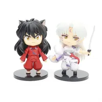 6PCS/SET Inuyasha Sesshoumaru Set Figur Tema Cinta Anime Kartun Jepang 10cm