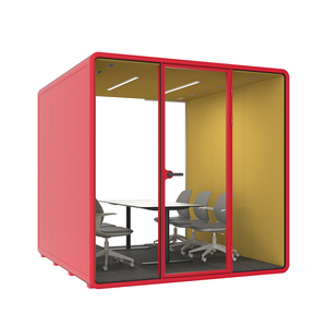 4 Person Modular Office Pod Soundproof Booth for Corporate Strategy Sessions - Product Image 6