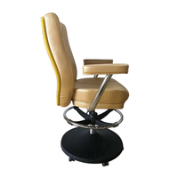 2024 nouvelle chaise de casino à fente en métal moderne de luxe or USA pour Las Vegas, chaises de casino avec accoudoir à vendre