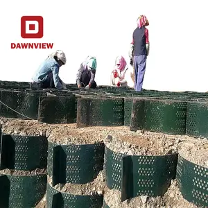 Dawnview su misura altezza a nido d'ape HDPE Geocell per la strada ghiaia stabilizzatore griglia muro di contenimento terrapieno