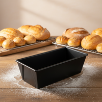 Plateau à pain en acier au carbone moyen avec bord roulé enduit de silicone pour la cuisson, Herramientas Pan Homear, fournitures de pâtisserie